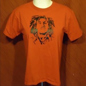 Bob Marley Red Three Little Birds Tee